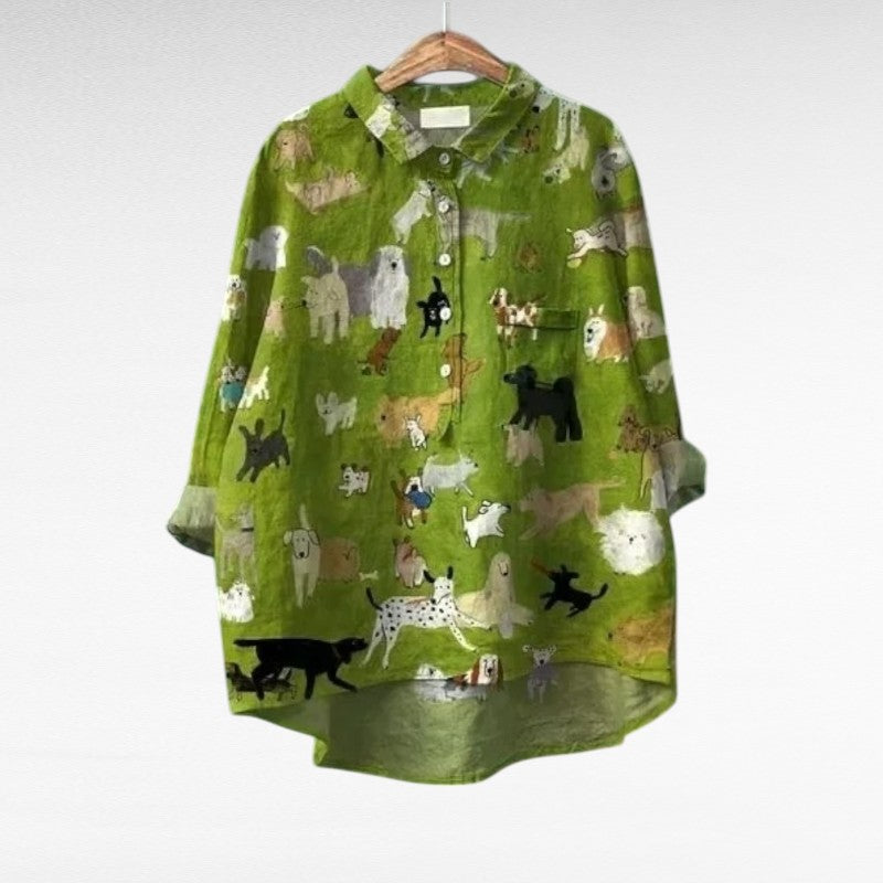 Warren | Vintage-Inspired Dog Blouse