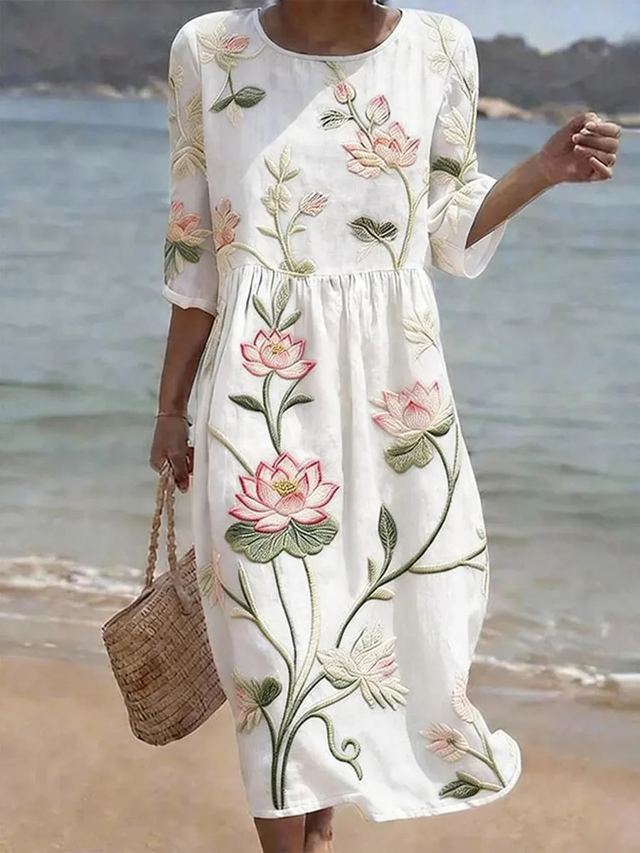 Warren | Summer Floral Wrap Dress
