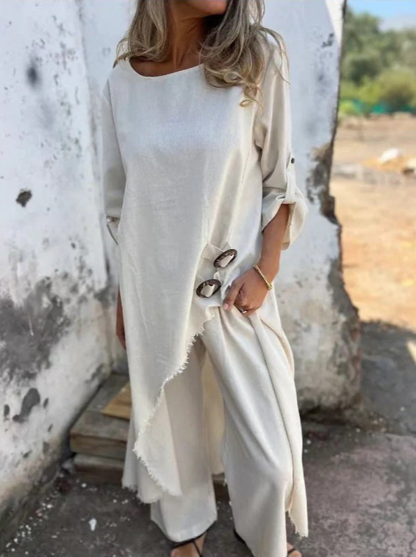 Warren | Stylish Round Neck Two Piece Set