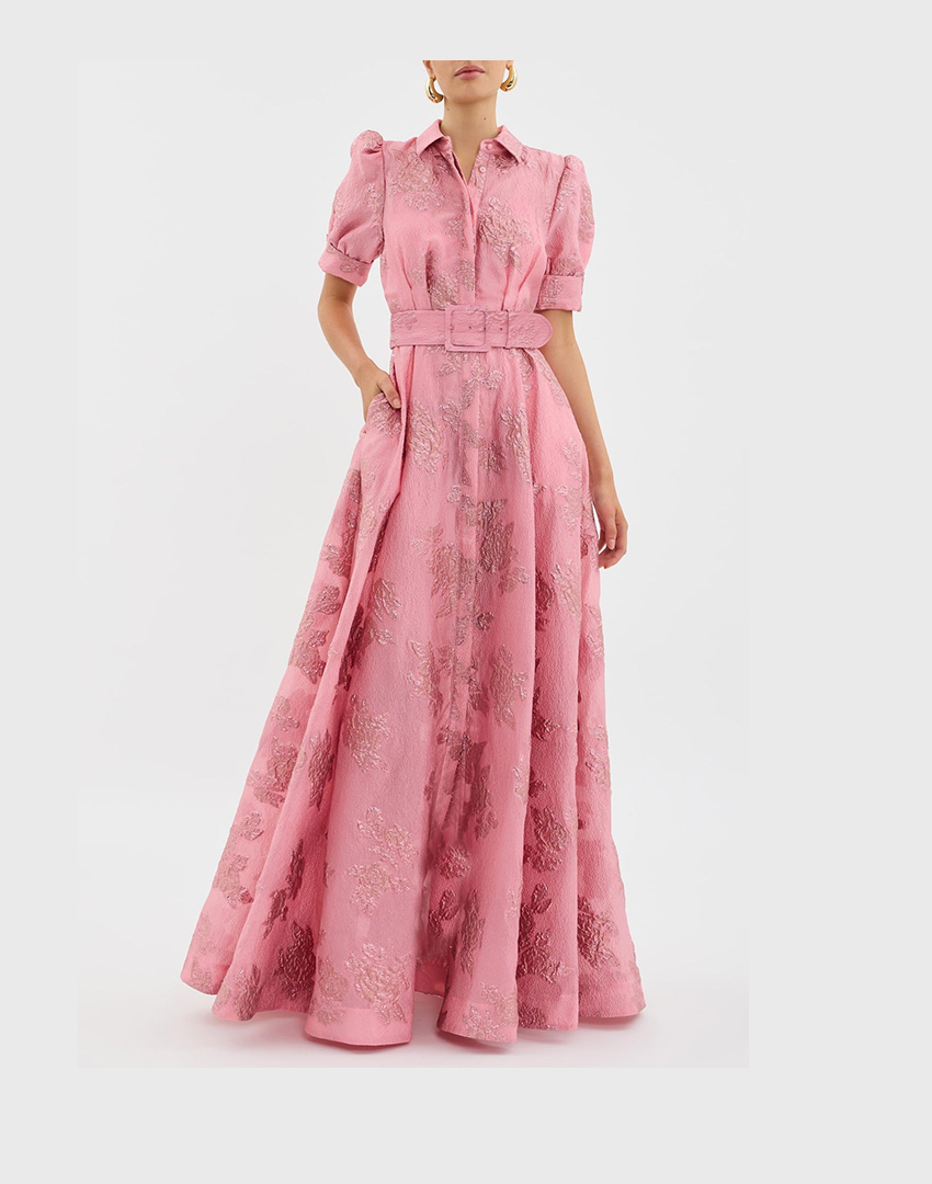 Warren | Elegant Puffed Sleeves Dress