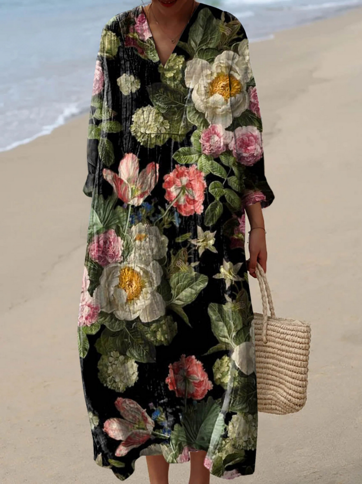 Warren | Vintage Lovely Floral Art Dress