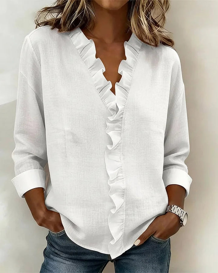 Matilda | Lightweight V-Neck Blouse