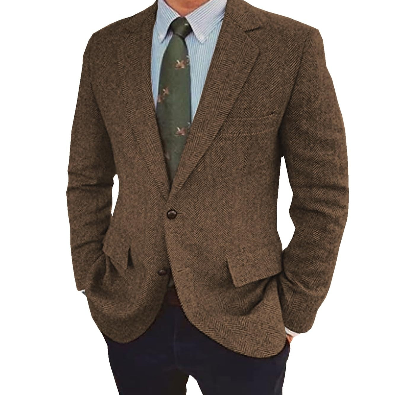 Stefan | Retro Single-Breasted Two-Buttons Jacket