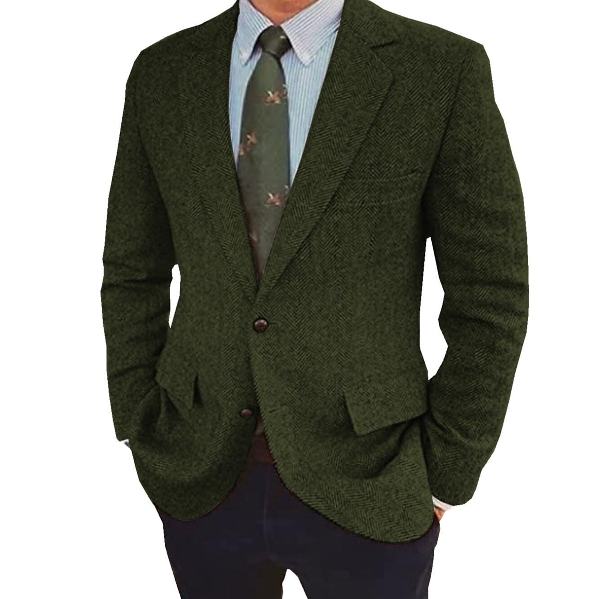 Stefan | Retro Single-Breasted Two-Buttons Jacket