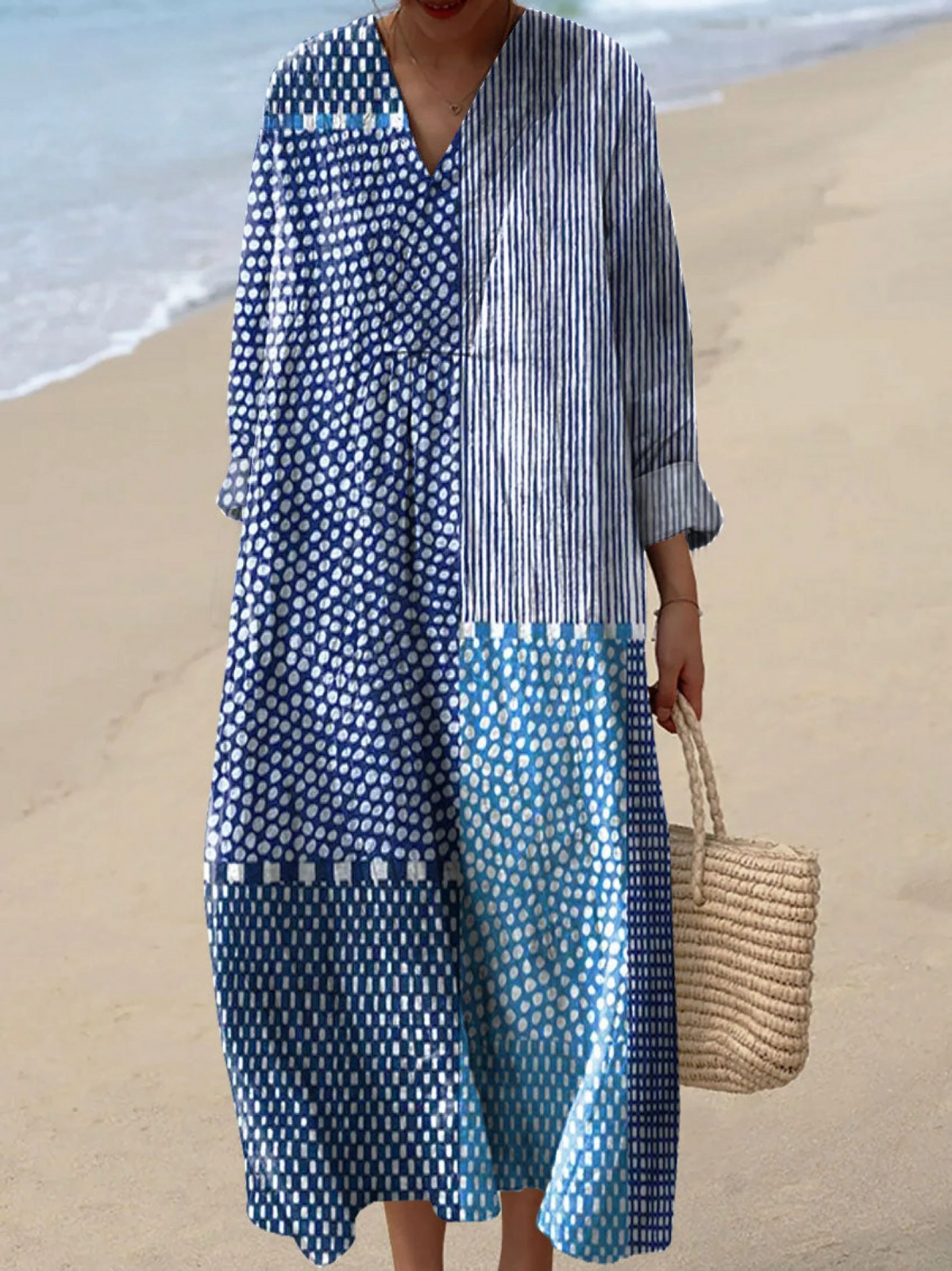 Warren | Stylish Abstract Polka Dot Dress