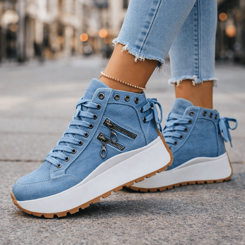Warren | Premium High Cut Lace Shoes