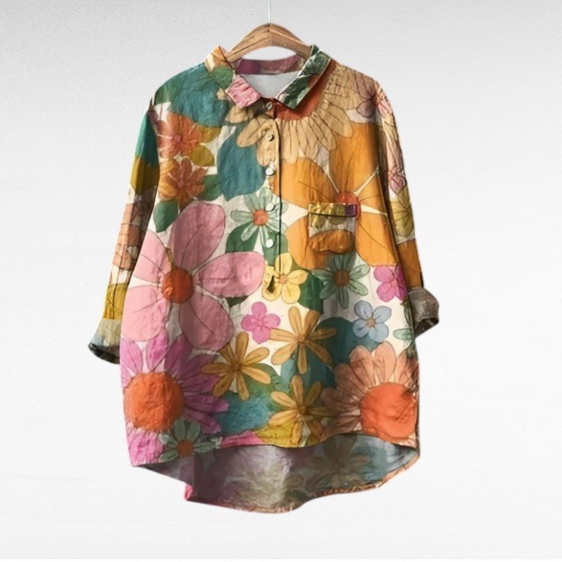 Warren | Classic Floral Multicolour Blouse