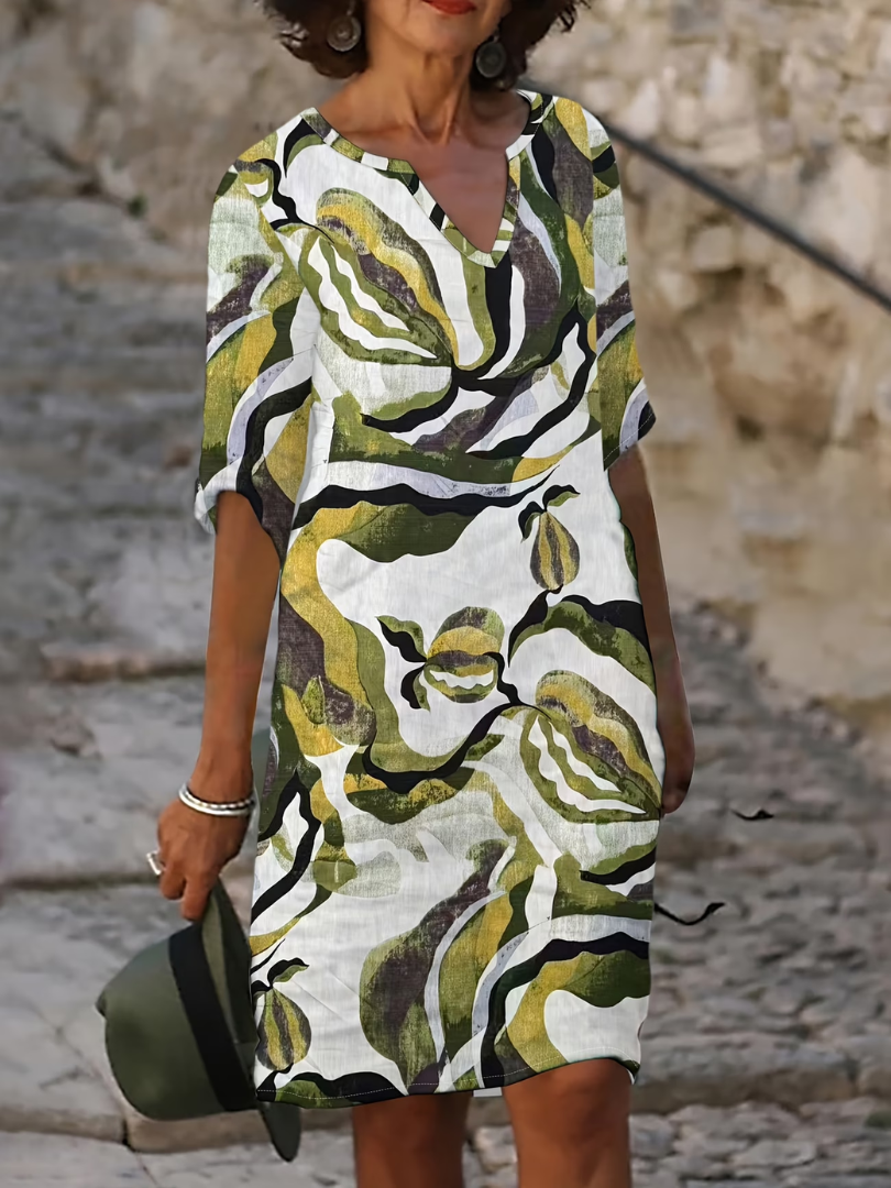 Warren | Elegant Printed Summer Dress