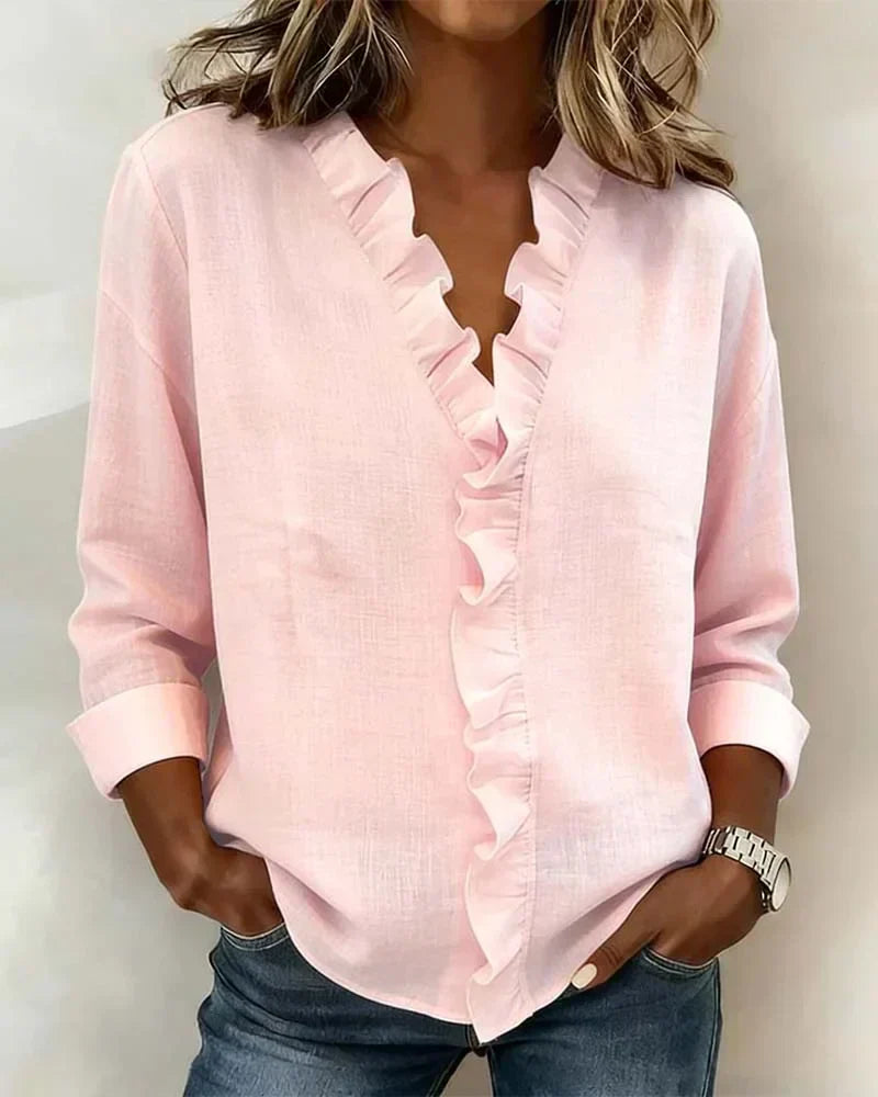 Warren | Lightweight V-Neck Blouse