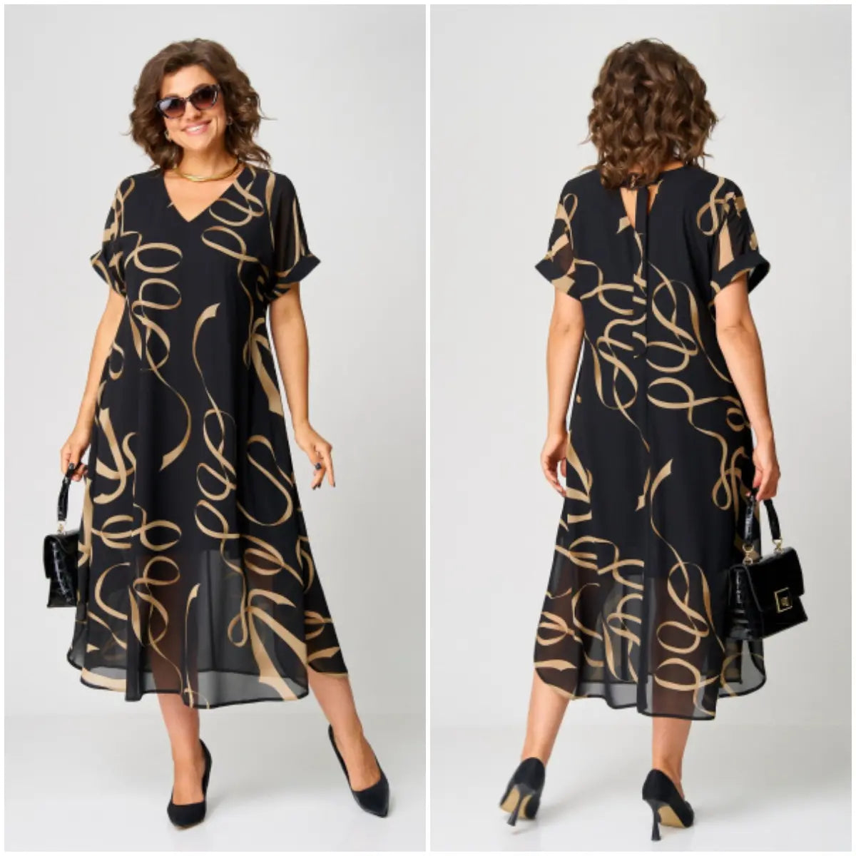 Warren | Elegant Short Sleeve Dress