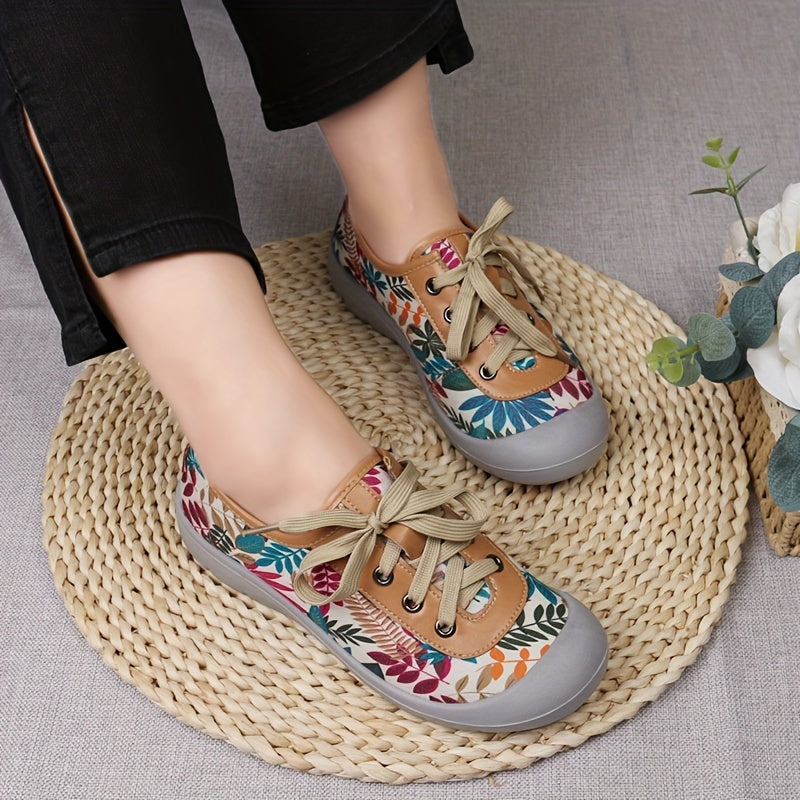 Marielle | Botanical Print Sneakers