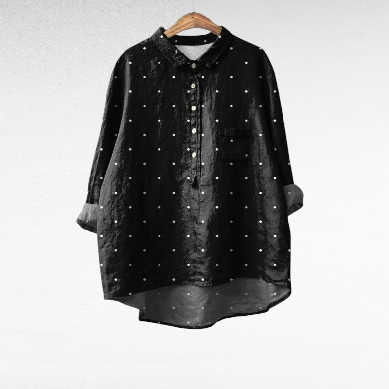 Dahlia | Vintage-Chic Dotted Blouse