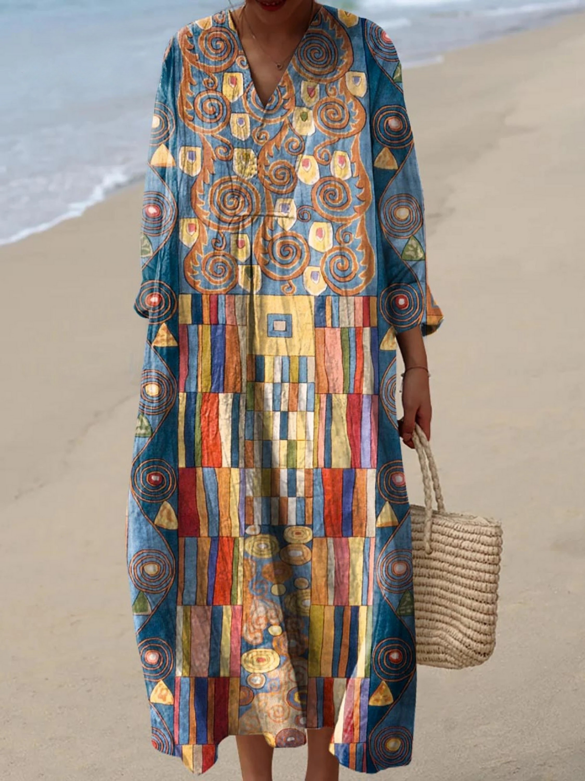 Warren | Abstract Geometric Pattern Dress