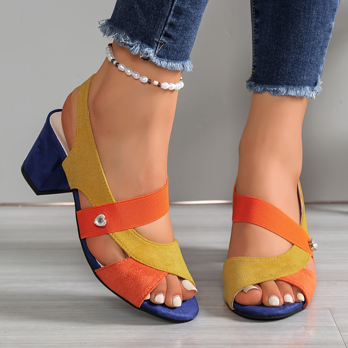 Arabella | cushioned Comfort Block Heels