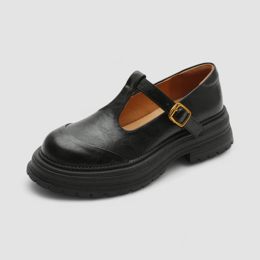 Beth | Classic Chunky T-Bar Mary Jane Shoes