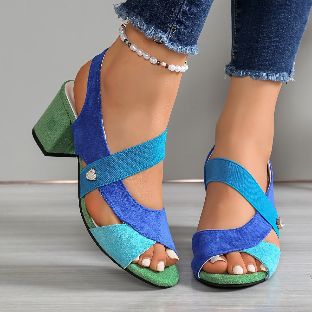 Arabella | cushioned Comfort Block Heels