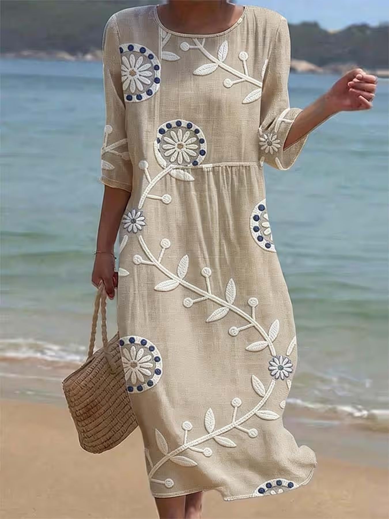 Warren | Elegant Mid Sleeve Dress