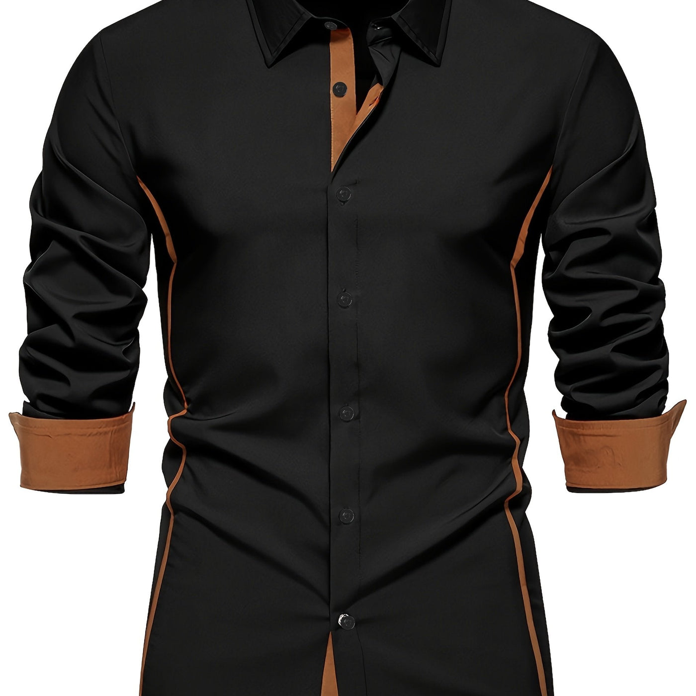 Warren | Contrast-Trim Slim Fit Shirt