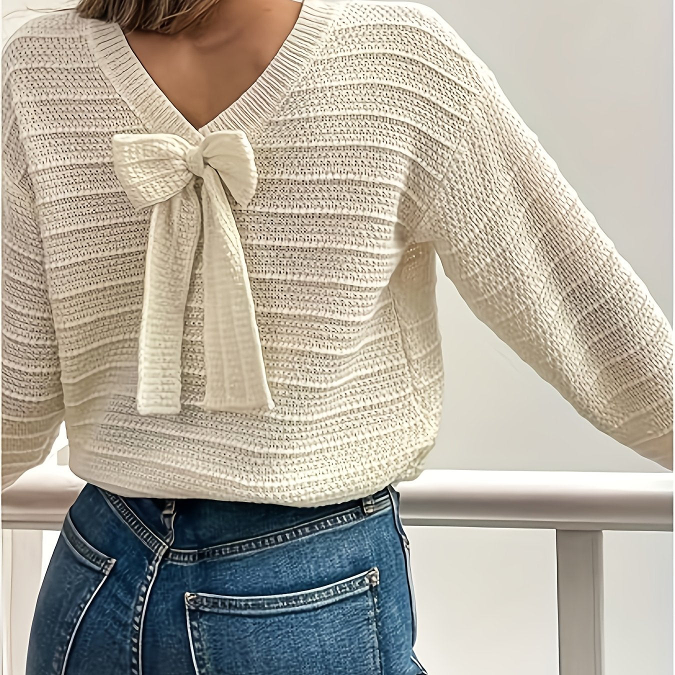 Warren | Bow-Detail Knit Jumper