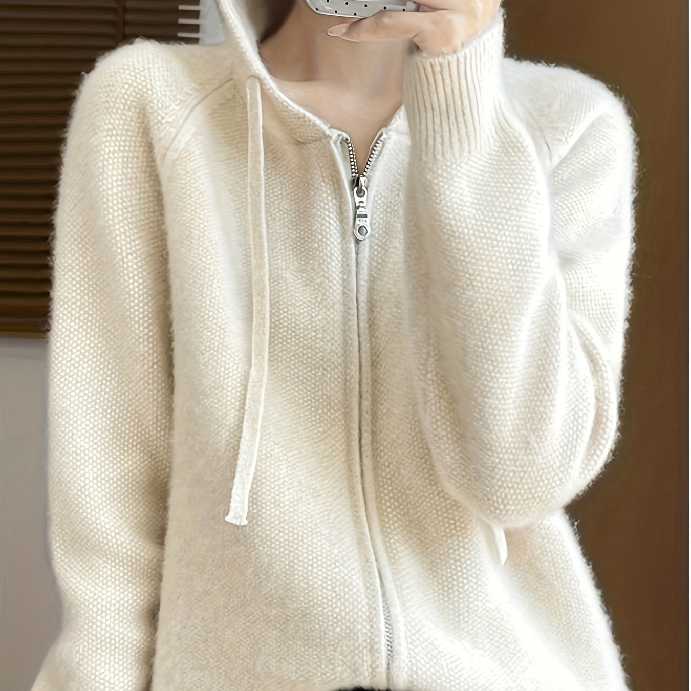 Warren | Cosy Hooded Zip Cardigan