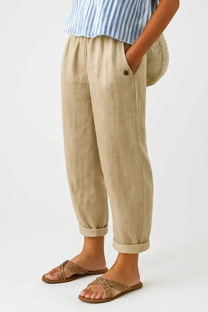 Cerys | Timeless Plain Everyday Trousers