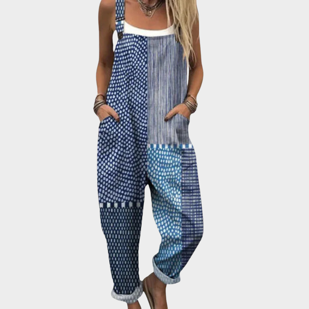 Warren | Stylish Multicolor Patch Comfortable Jumpsuit