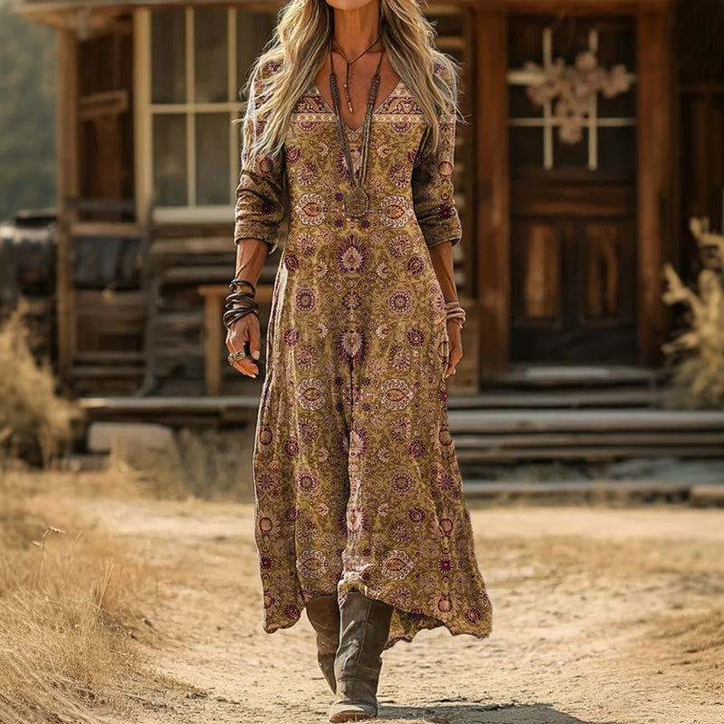 Warren | Vintage-Inspired Long Sleeve Casual Dress