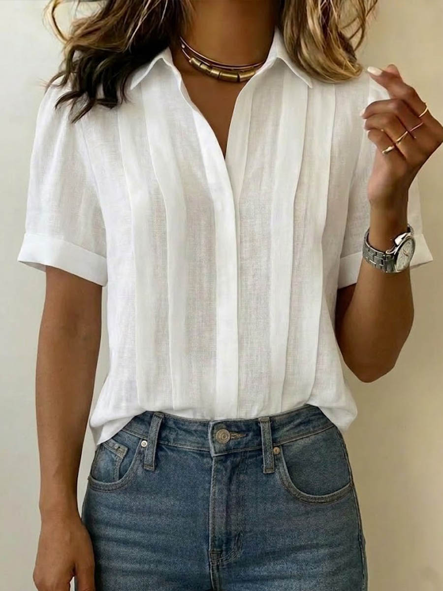 Helena | Breezy Short-Sleeve Blouse