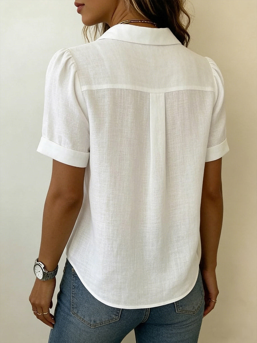 Helena | Breezy Short-Sleeve Blouse