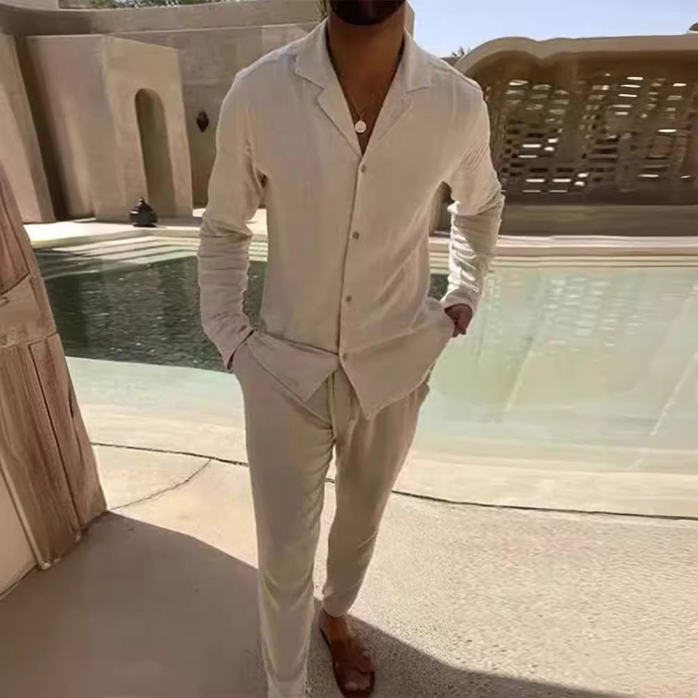 Warren | Timeless Long Sleeve and Fitted Trouser Set