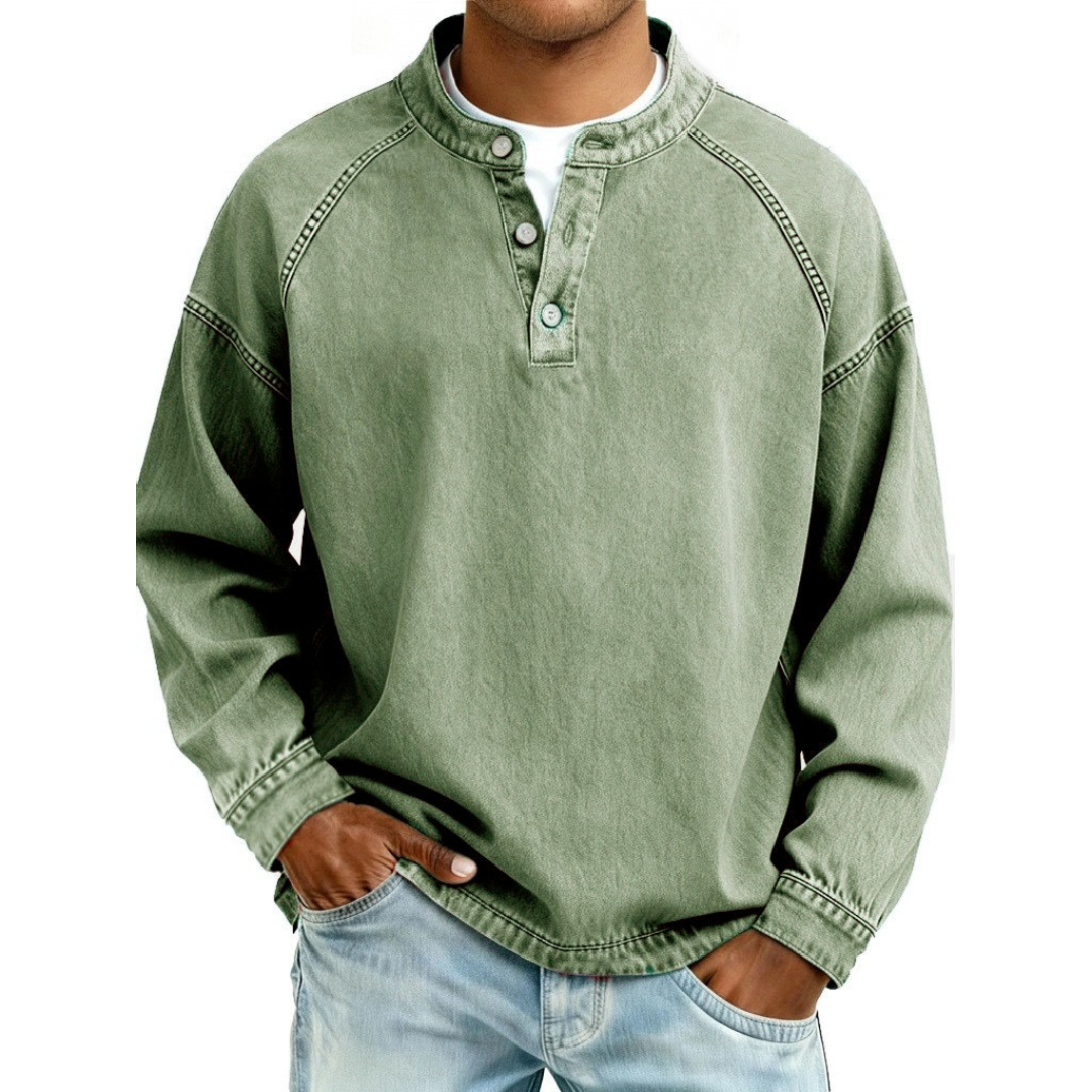Men's Button Long-Sleeve Shirt