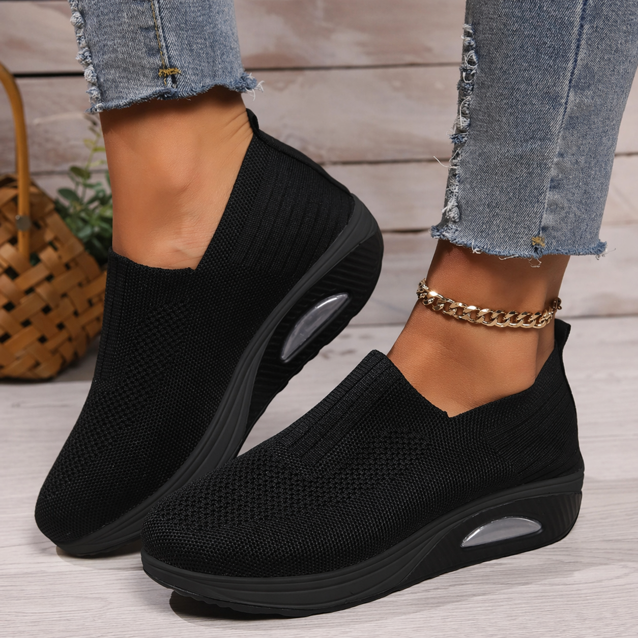Warren | Cushioned Slip-On Sneakers