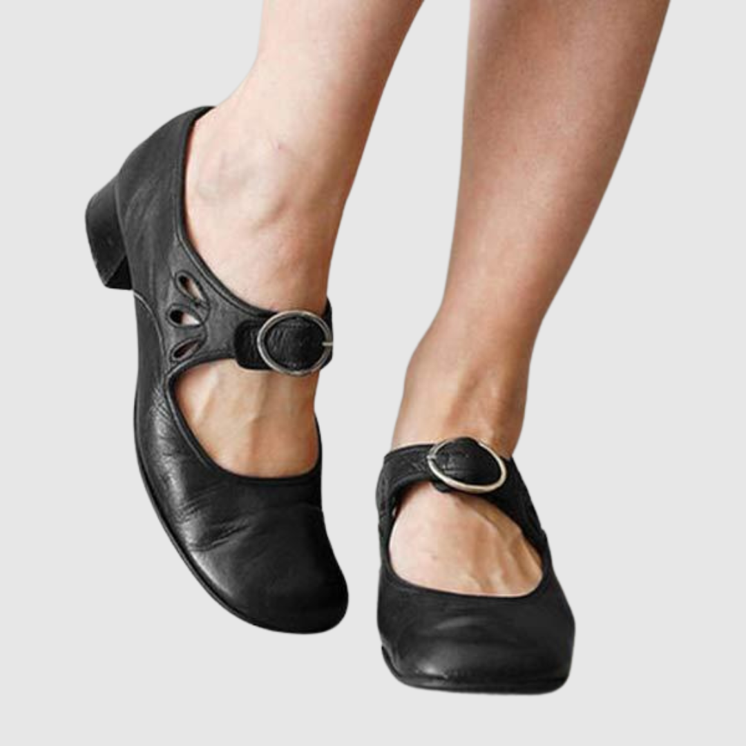 Clara | Classic Strap Mary Jane Flats