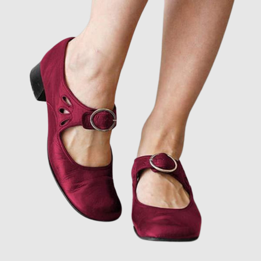 Clara | Classic Strap Mary Jane Flats