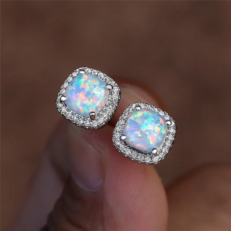 Rosemary | Halo Sparkle Stud Earrings