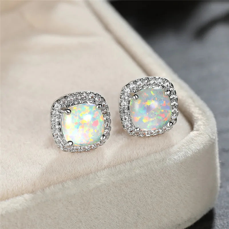 Rosemary | Halo Sparkle Stud Earrings