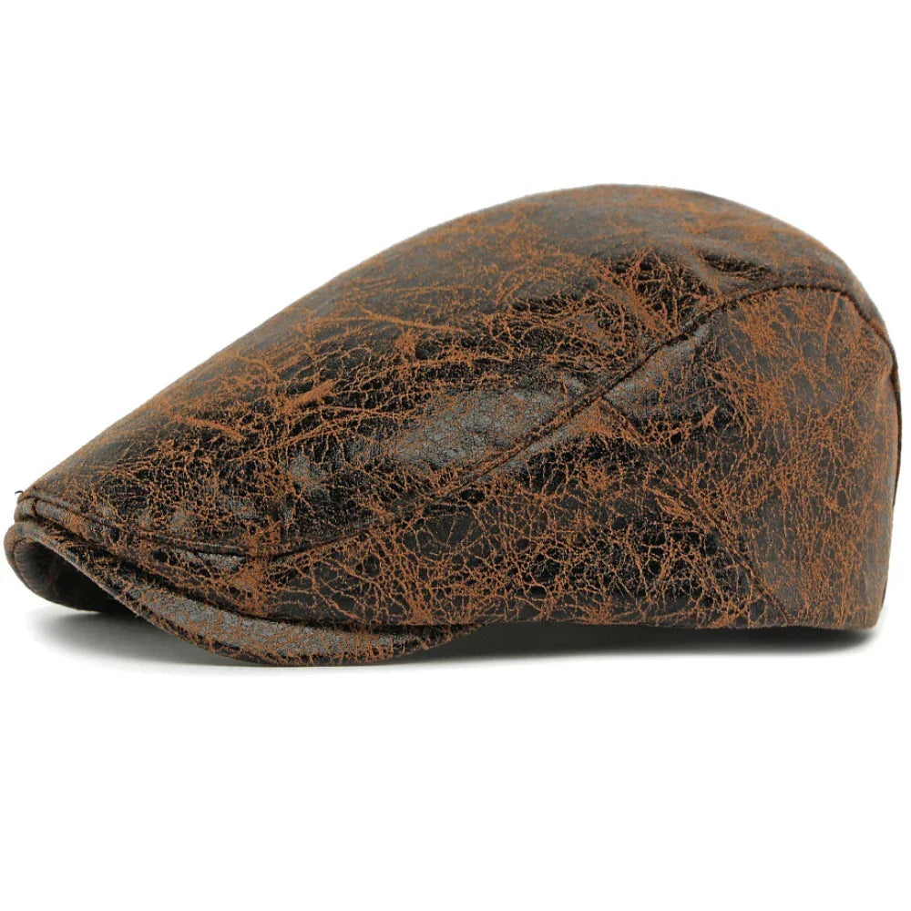 Warren | Vintage Distressed Retro Flat Cap