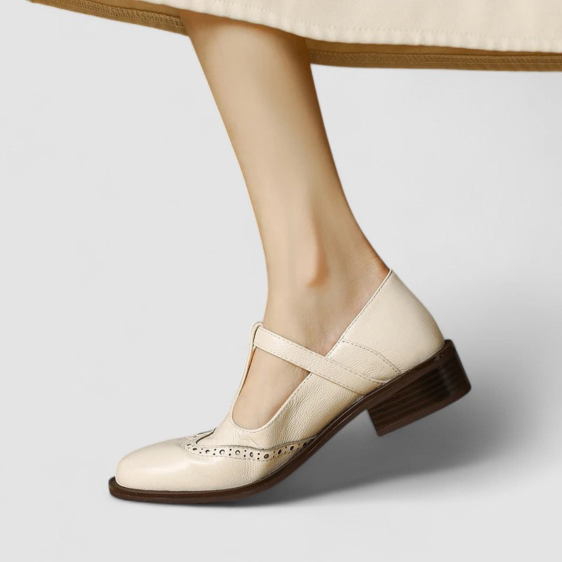 Warren | Classic T-Bar Mary Jane Flat Shoes