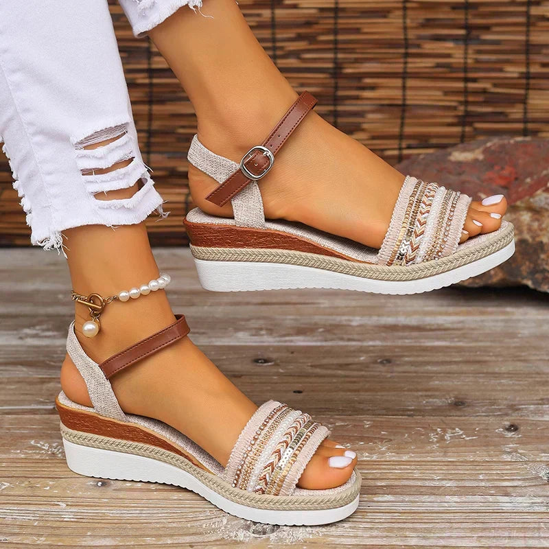 Sienna | Stylish Aztec Boho Sandals