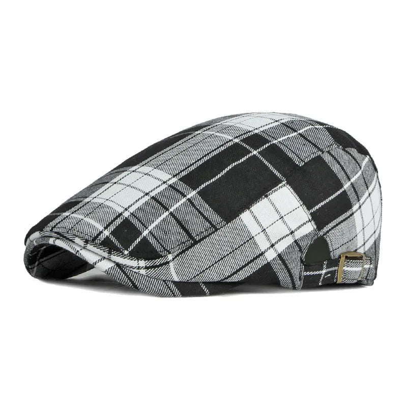 Warren | Classic Plaid Flat Cap