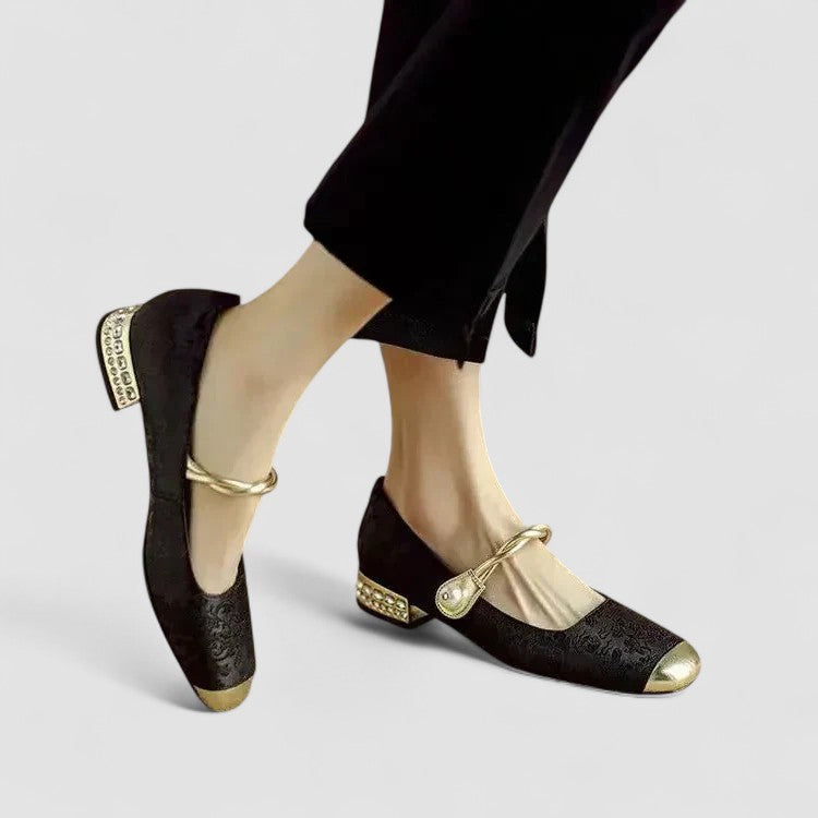 Eleanor | Classic Mary Jane Block Heel Shoes