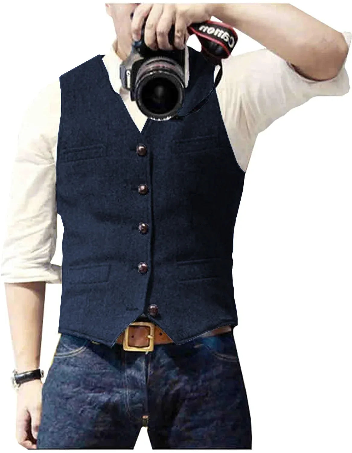Warren | Classic Herringbone Tweed Waistcoat