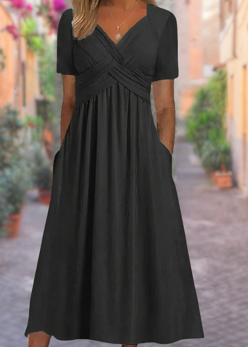 Warren | V-Neck Tummy-Covering Dress