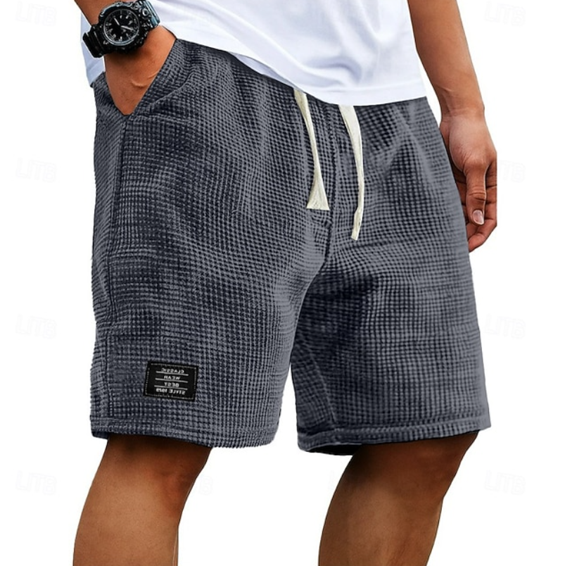Warren | Casual Waffle Summer Shorts