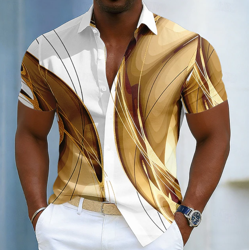Warren | Stylish Linear Style Collar Shirt