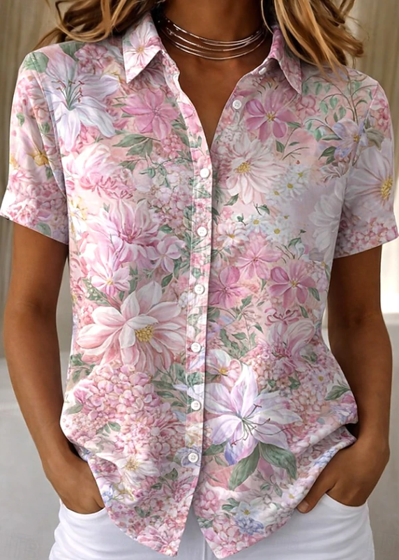 Warren | Casual Floral Button-Up Shirt