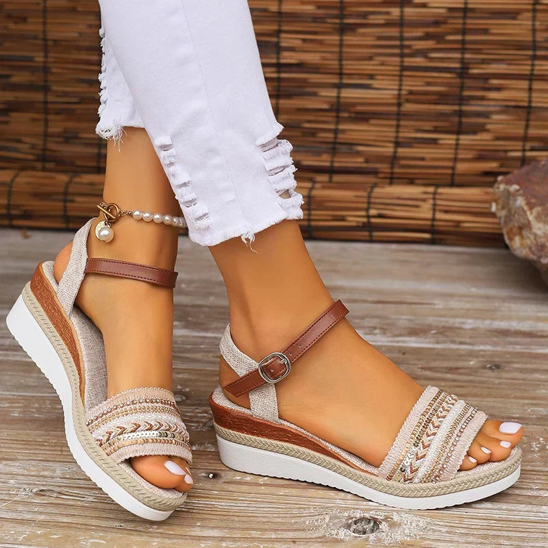 Sienna | Stylish Aztec Boho Sandals
