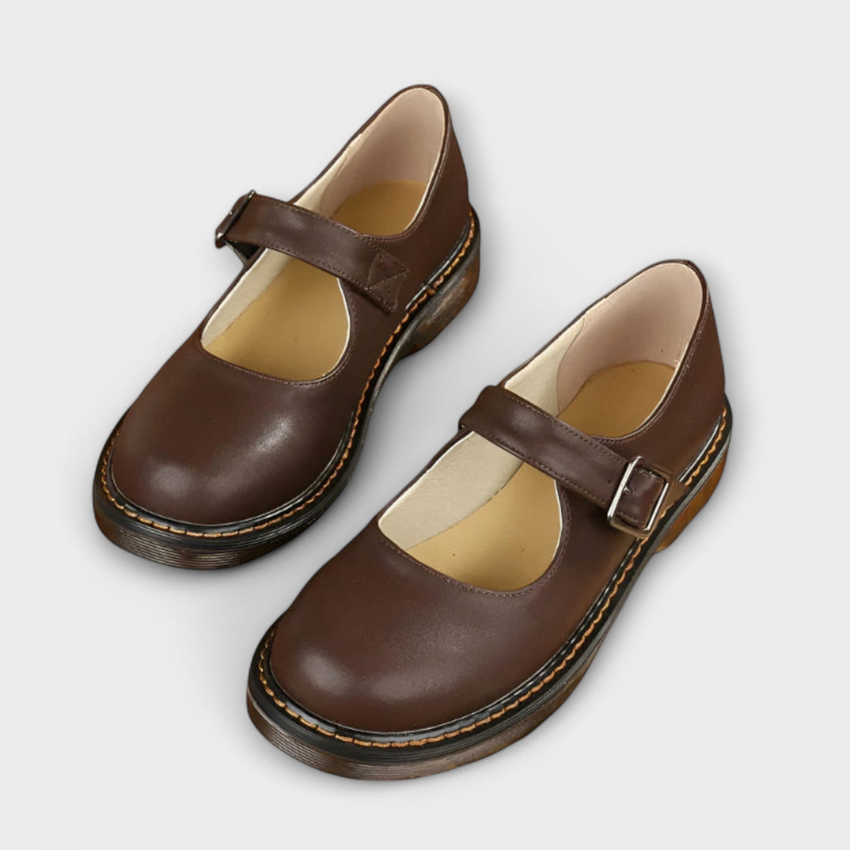 Women's Leather Adjustable Shoes