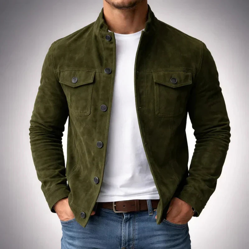 Warren | Classic Pocket Suede Jacket