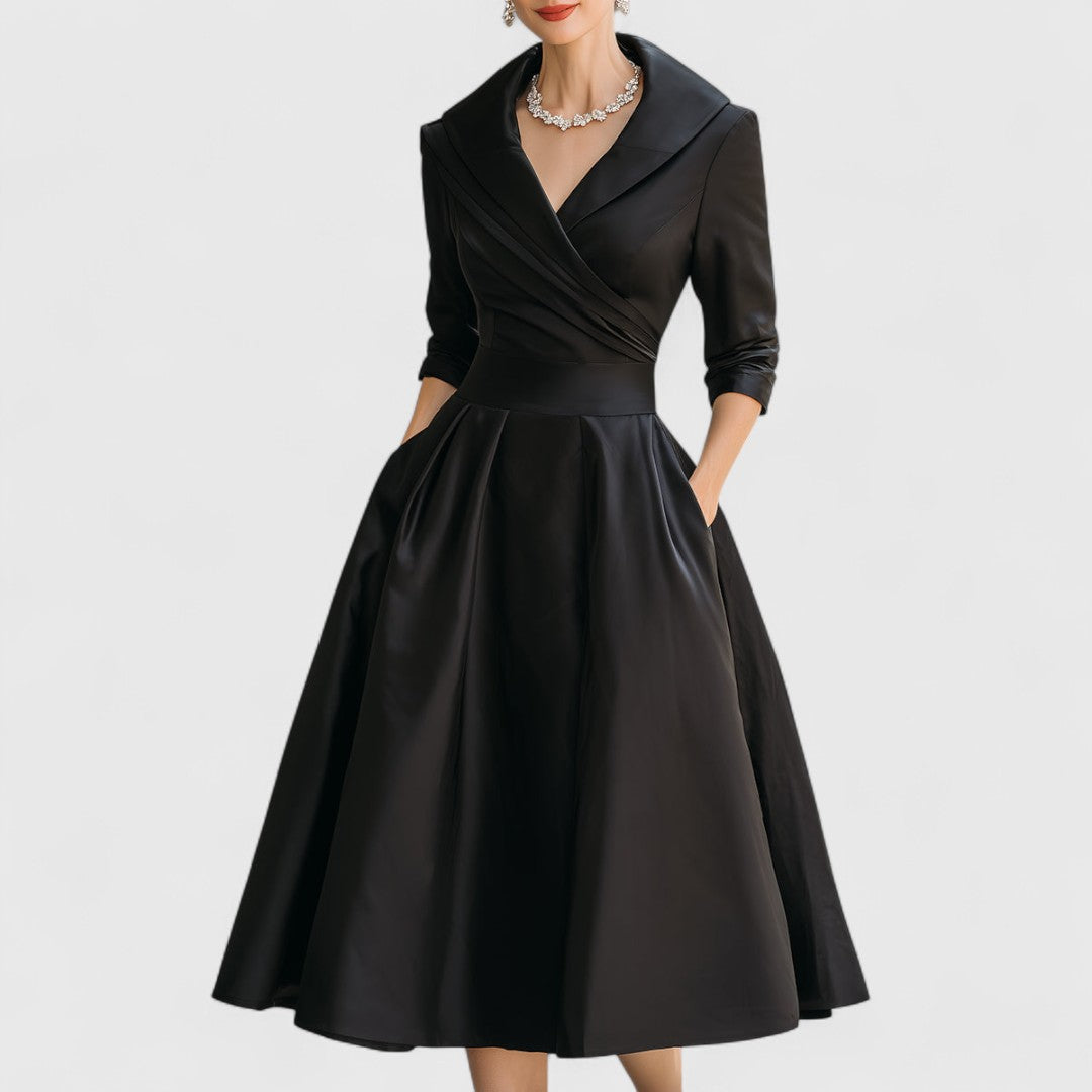 Warren | Graceful Silhouette Midi Dress